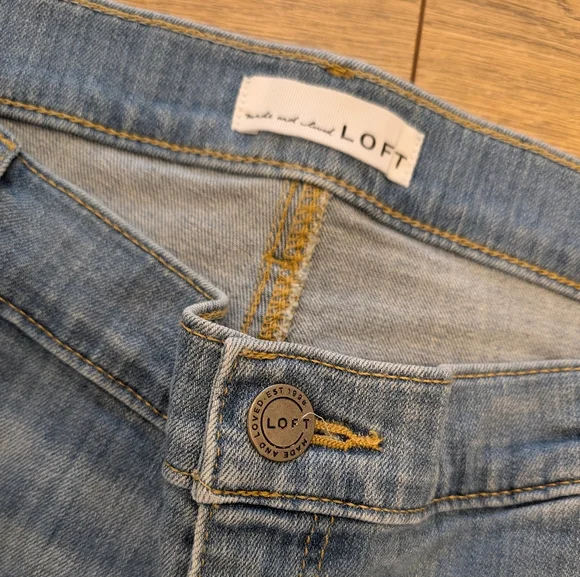 Loft Modern Skinny Crop Jeans - Picture 3 of 10